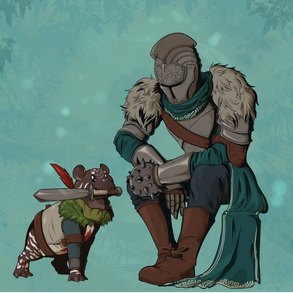 Porge and Tapir - Cellshaded Porge and Tapir - Cellshaded