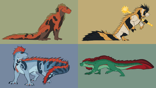 Ascidies - Flat Colors